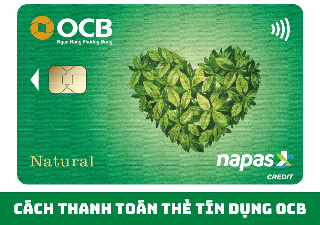 Cách thanh toán thẻ tín dụng OCB